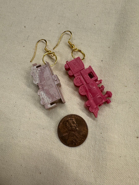 Cracker Jack Prize Earrings - Pairs