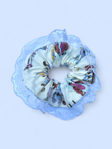 Seasons Scrunchie - Purple Trim