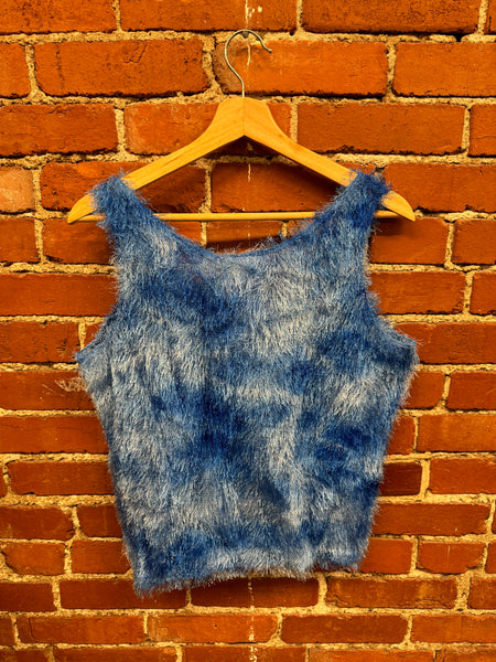 Blue Fuzzy Tank