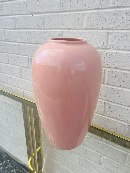 Large Pale Pink Haeger Vase