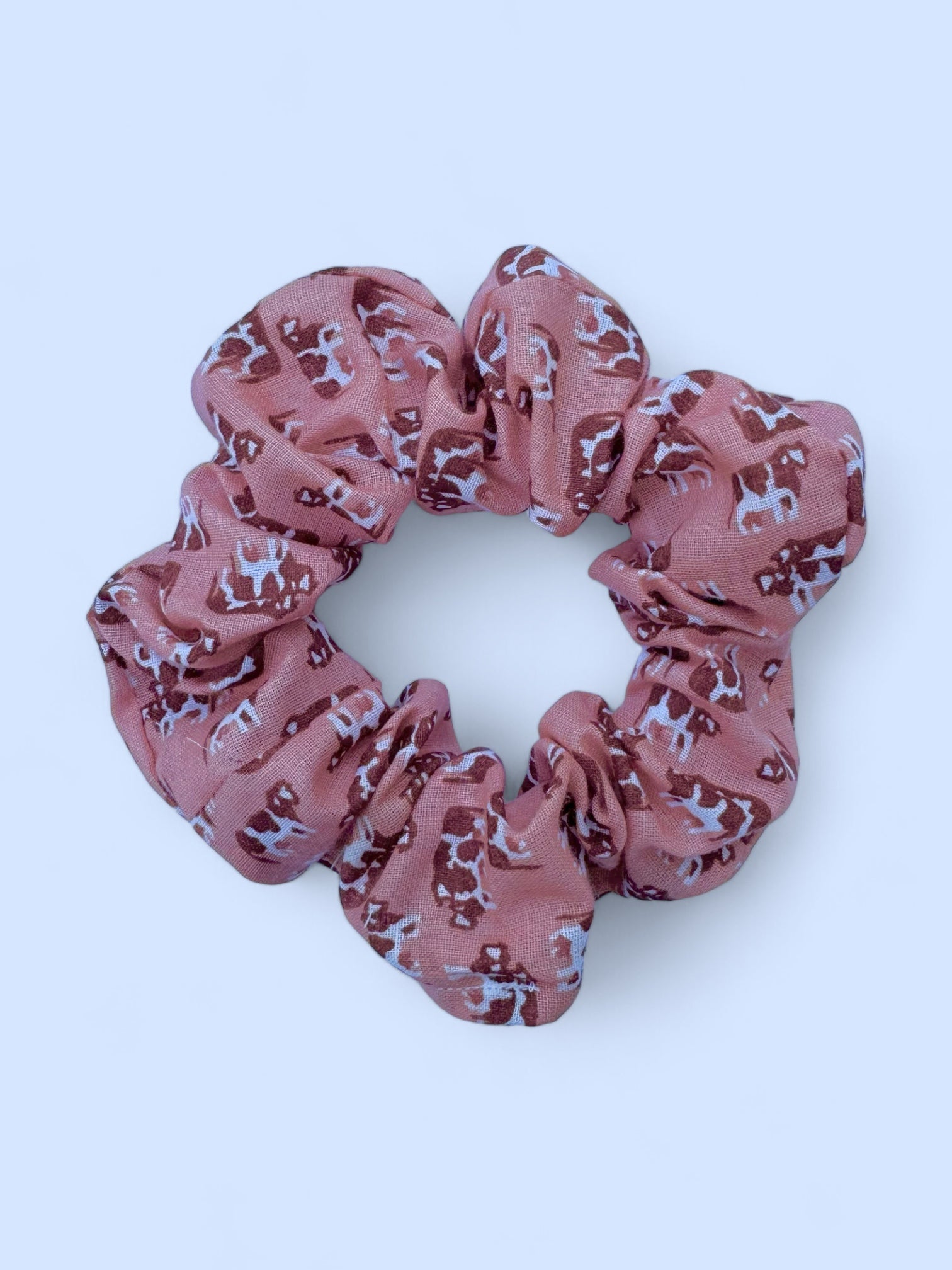 Cow Scrunchie