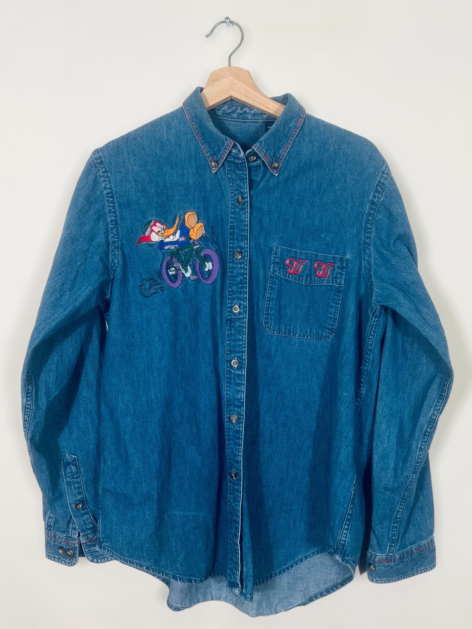 Woody Woodpecker Denim Shirt