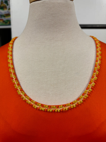 70s Orange Dress