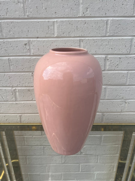 Large Pale Pink Haeger Vase