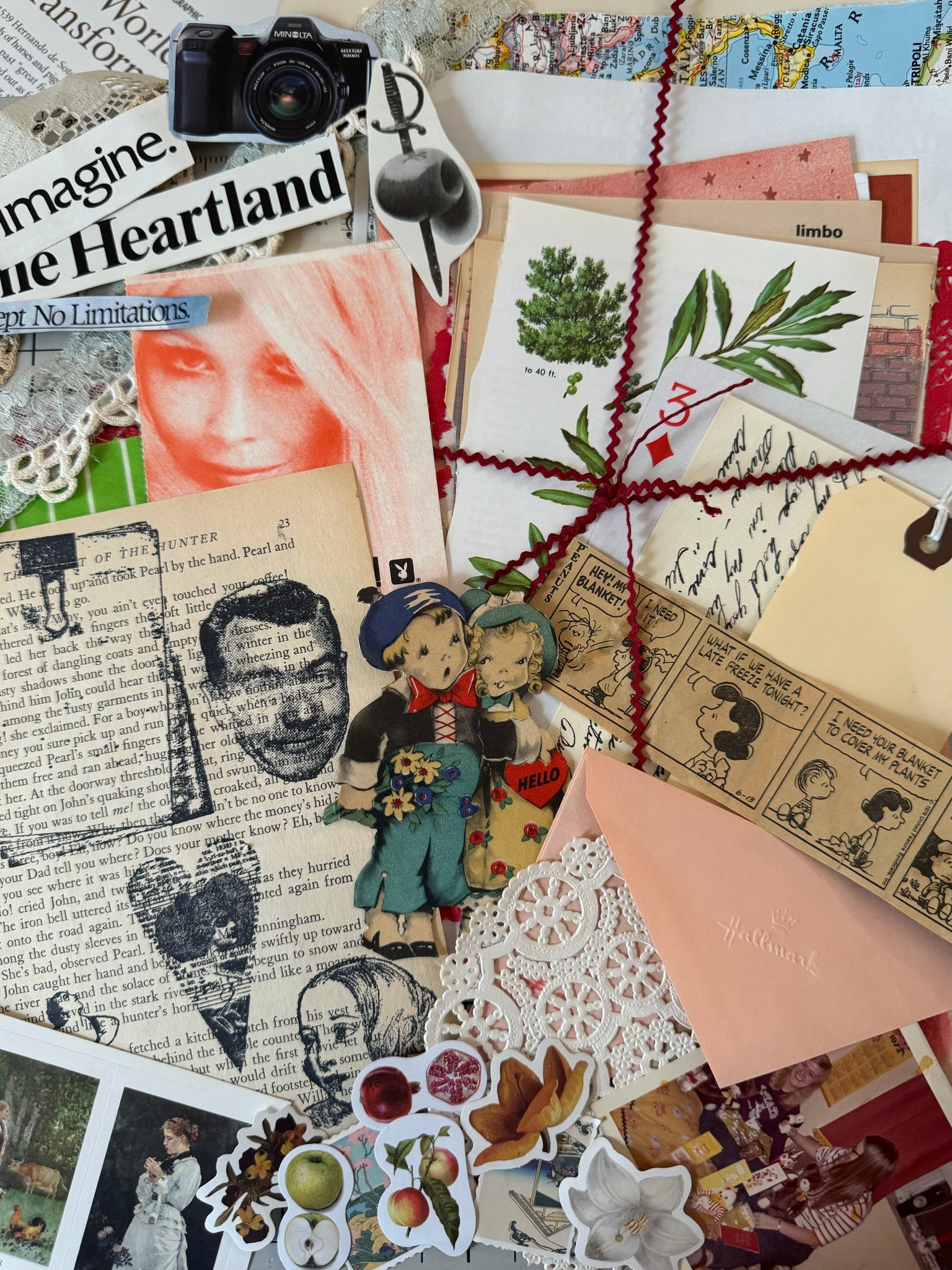 Junk Journal/Collage Kit - 50 Pieces