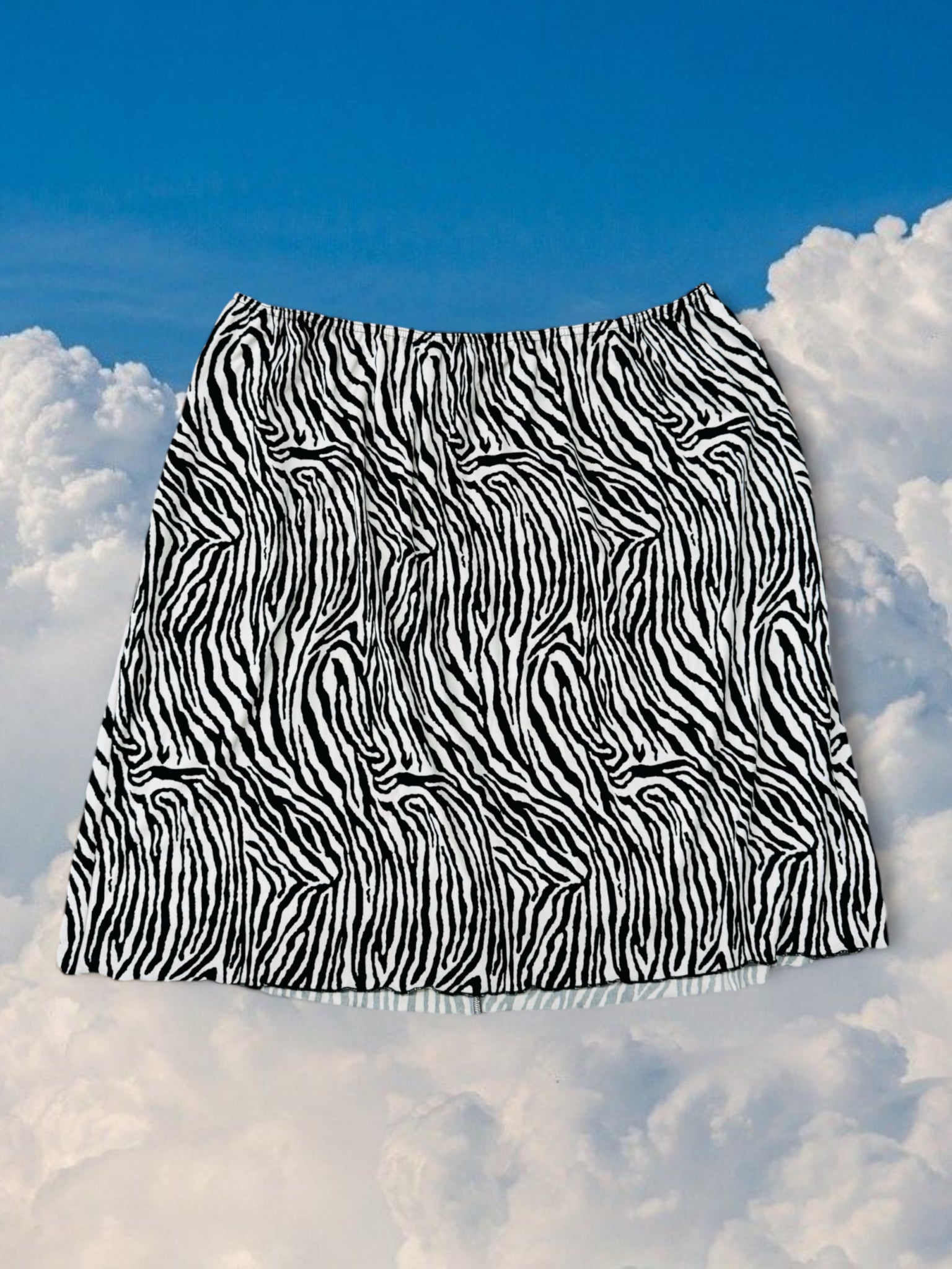 Zebra Print Skirt